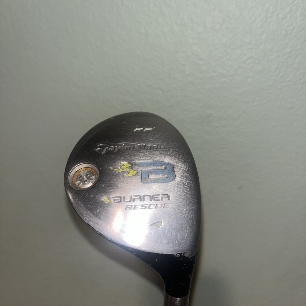 Women's TaylorMade BURNER Rescue 4 Hybrid 22° Ladies-Flex Graphite Right-Handed